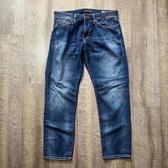 Mavi Other - Mavi Men's Slim Straight Jeans - Dark Blue